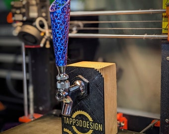 Tap Handle - Conic Triangles - STL 3D Print File