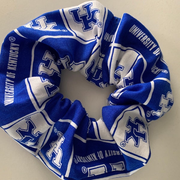 Hair Scrunchie  - University of Kentucky Wildcats Hair Scrunchie ~ College game scrunchie