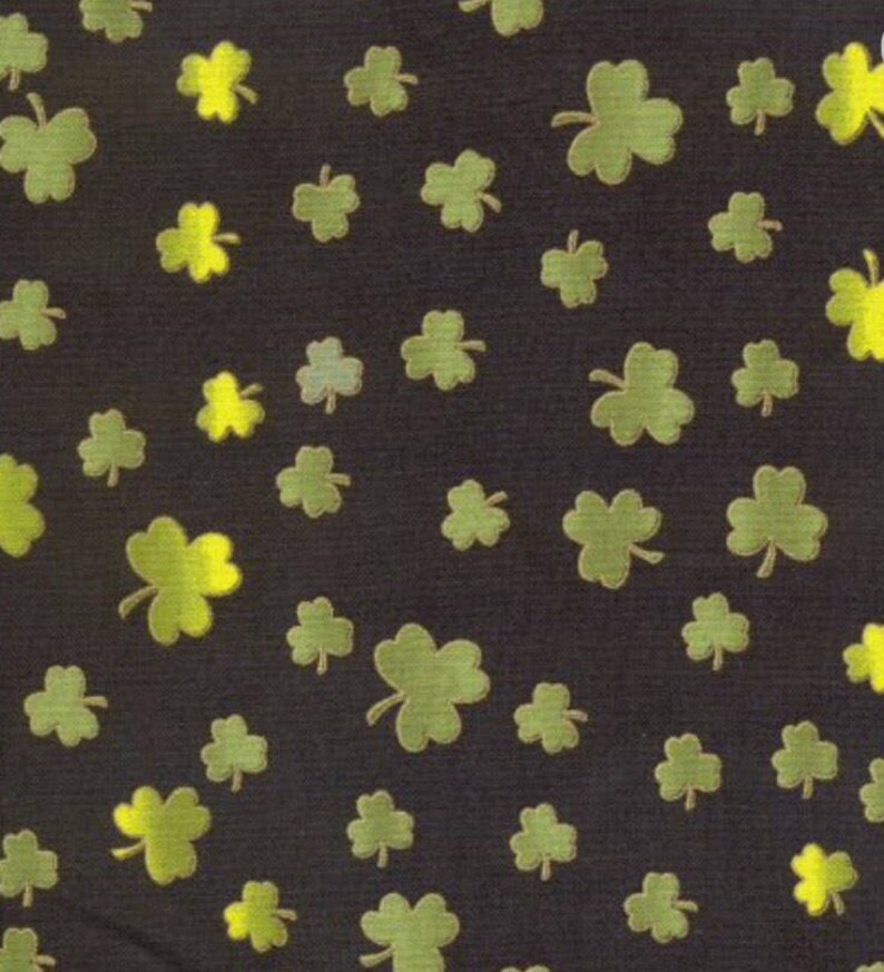 St Patrick/'s Day Shamrock Valance Curtain 42 W x 13