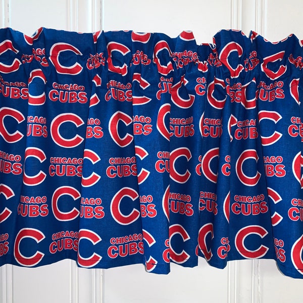 NEW Chicago Cubs Baseball Valance Curtain