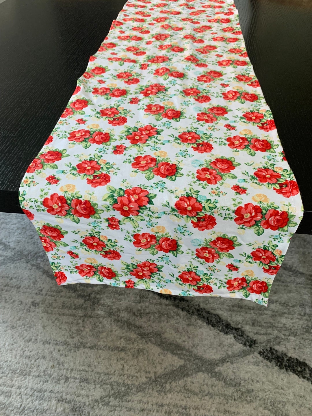 Pioneer Woman Vintage Floral Table Runner 42x12 Table Linen Etsy