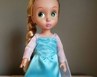 Elsa's Ice Queen ball gown,  for 16" Disney Animators Collection dolls.
