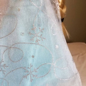 Elsa's Ice Queen ball gown, for 16" Disney Animators Collection dolls. image 4