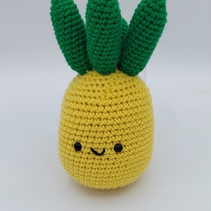 ONLY ONE LEFT! Happy Pineapple Crochet Plushie