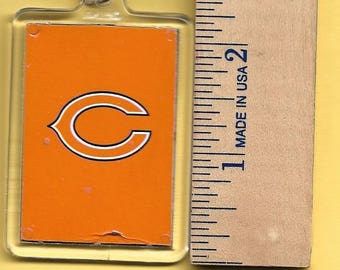 Chicago Bears Walter Payton Pro Football Hall-of-Fame Plastic Keychain