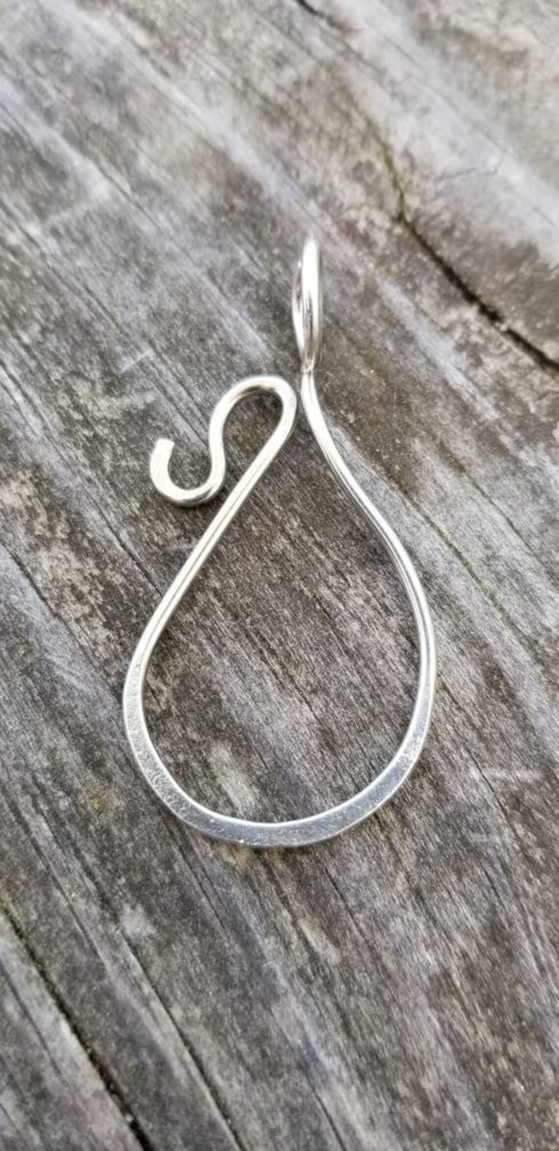 Sterling Charm Holder Charm Holder Necklace Charm Etsy