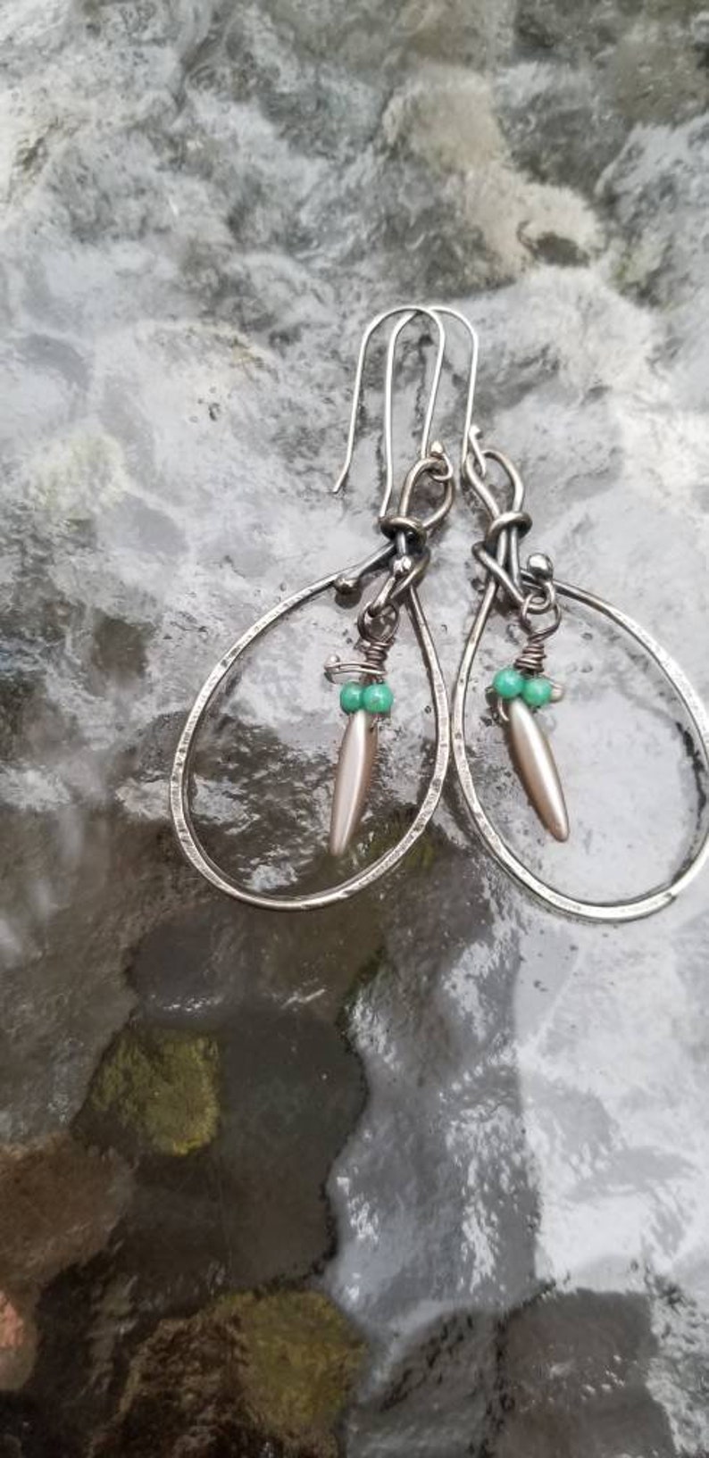 hoop earrings Argentium silver hoop earrings artisan silver earrings hammered earring interchangeable dangle charms,silver hoop earrings