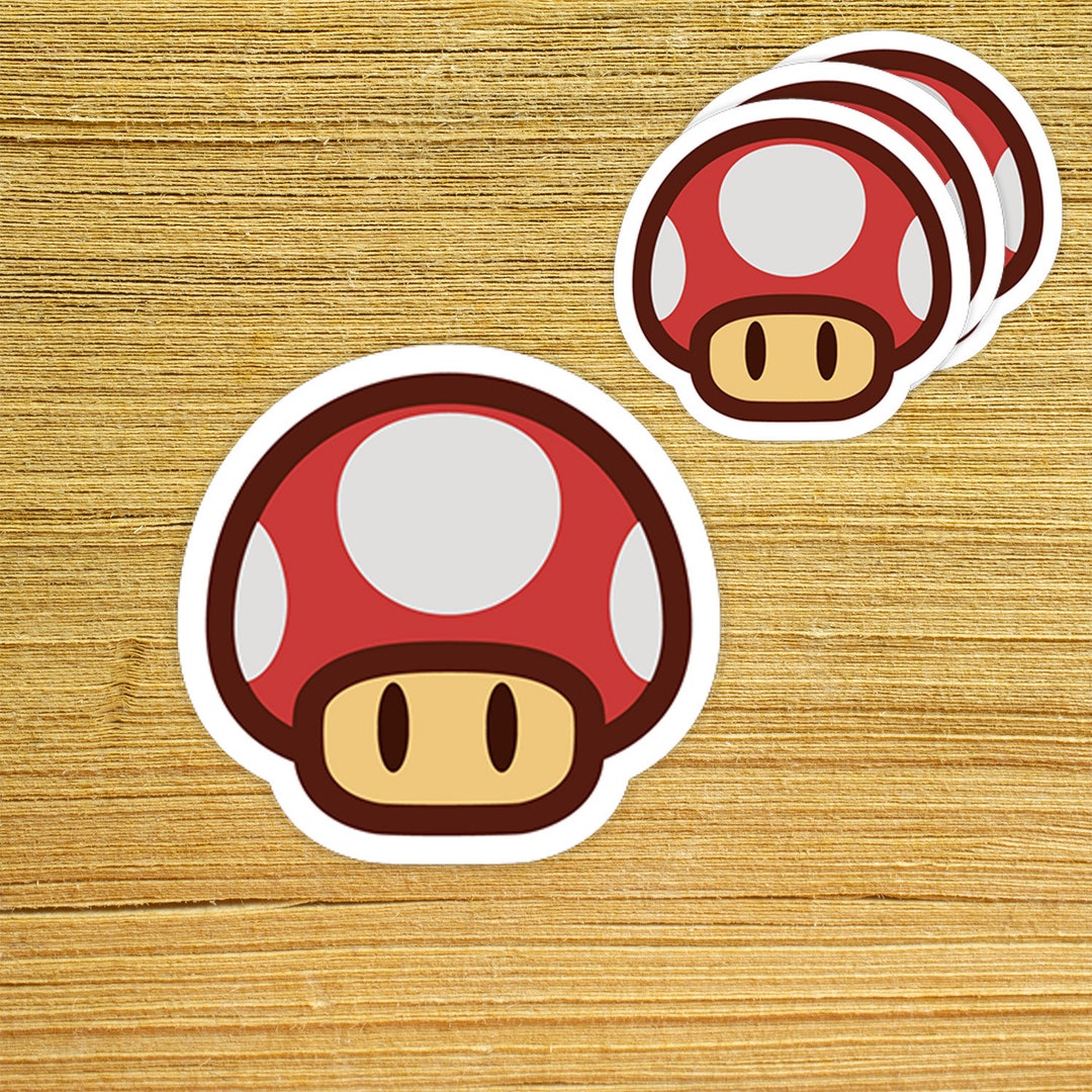 Paper Mario Sticker Paper Mario Vinyl Sticker Funny Sticker Etsy