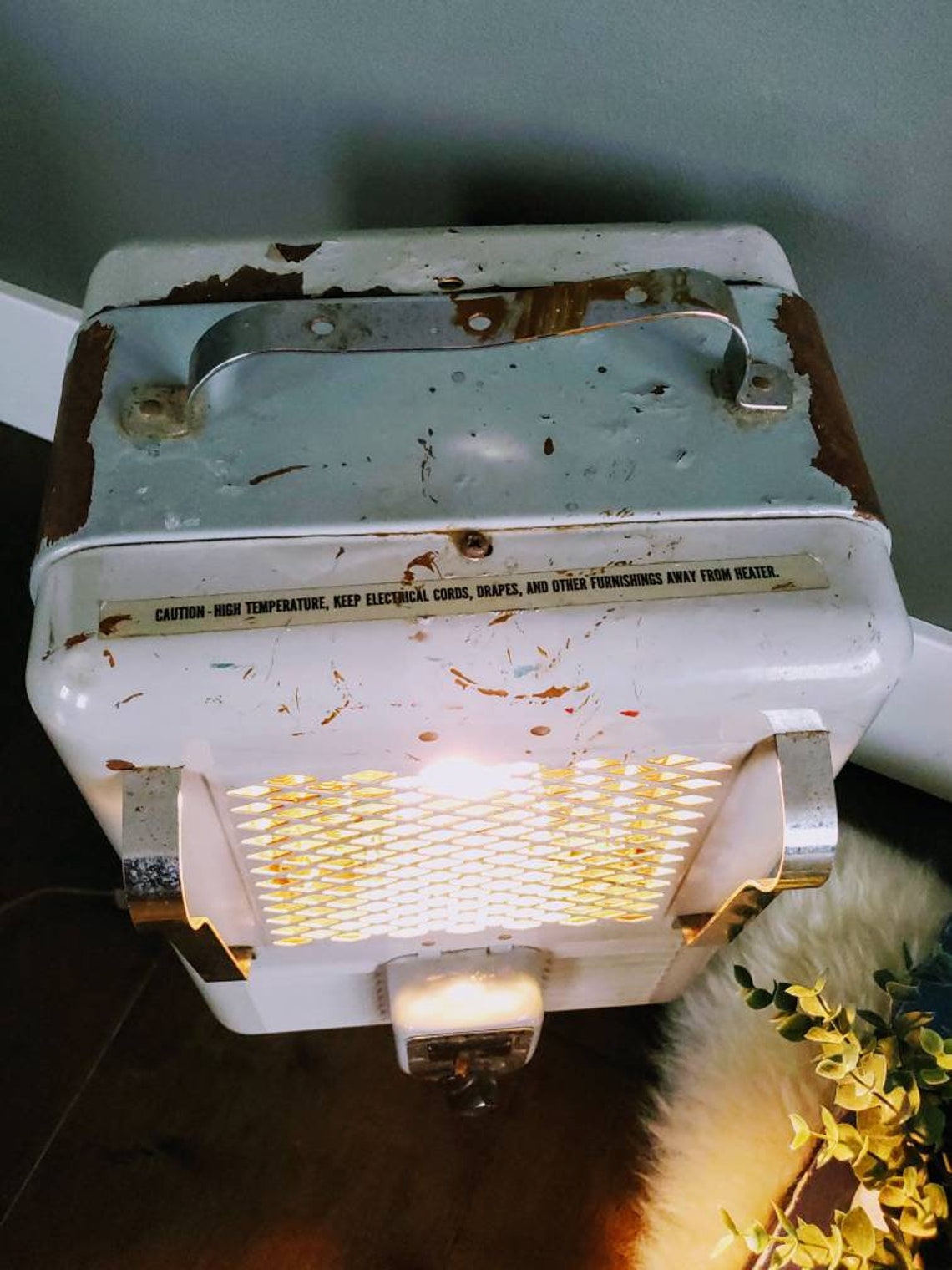 Repurposed Vintage Titan Space Heater Lamp Etsy