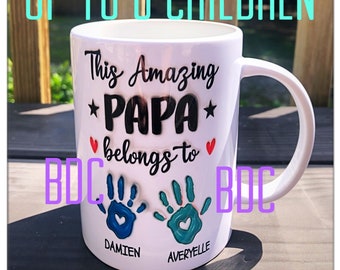 Papa Mug - Father's Day Gift - Best Grandpa Gift - Fathers Day Gift for Papa  - Papa Coffee Cup - Papa Gift
