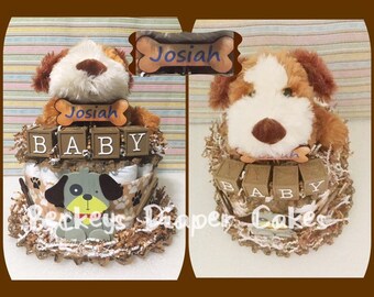 dog diaper cake