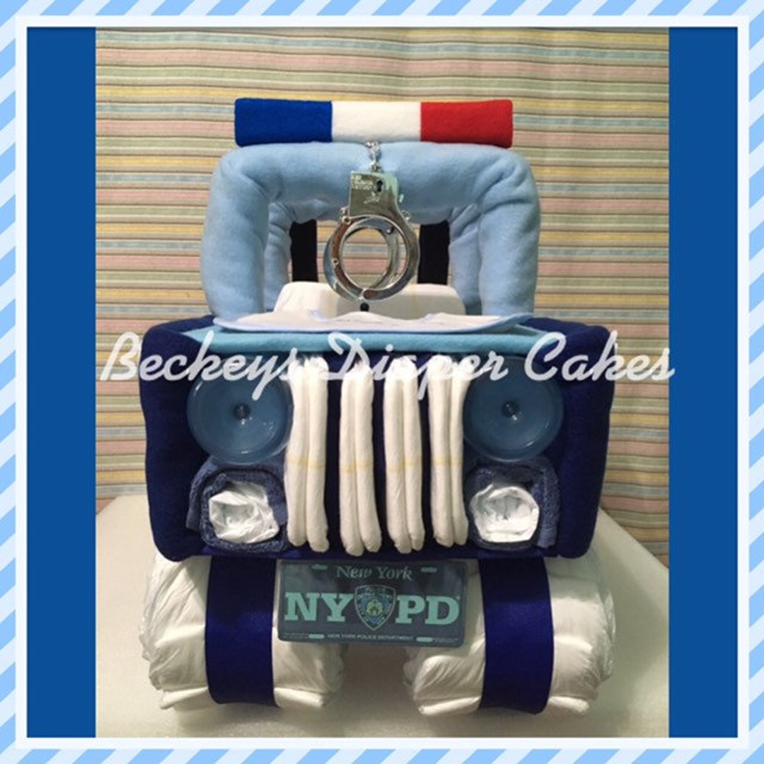 Diaper Jeep Police Diaper Jeep Police Jeep Boy Diaper Cake Girl Diaper