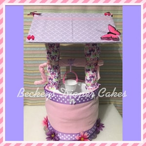 Wishing Well Diaper Cake - Diaper Cake - Boy Diaper Cake - Girl Diaper Cake - Baby Gift - Baby Shower