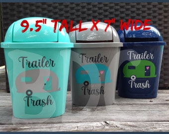 Mini Waste Basket - Trailer Trash Can - Trailer Trash -Mini Trash Can - Camping - Camping Décor - Trailer Décor - Camper Decorations