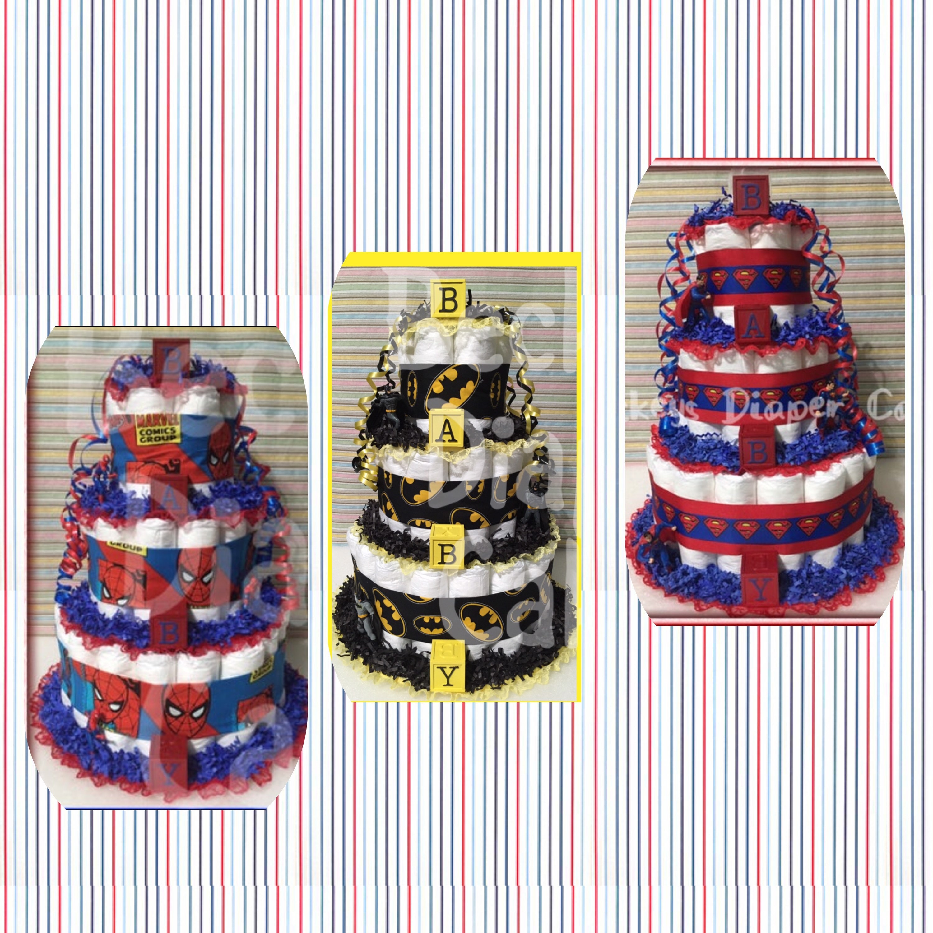 Avengers Diaper Cake