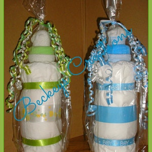 Diaper Bottle Diaper Cake Boy Diaper Cake Girl Diaper Cake Baby Gift Baby Shower image 3