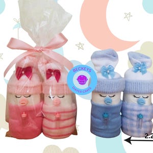 Diaper Babies - Diaper Baby - Baby Gift - Baby Shower - Baby Boy - Baby Girl - New Mom Gift - Baby Shower Gift - Washcloth Babies - Sock Bab