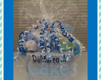 Baby Gift Basket, Baby Boy, Baby Girl, DIaper Cake, Baby, Baby Shower, Baby Gift, Gift for Baby Boy, Gift for Baby Girl, Expecting Parents