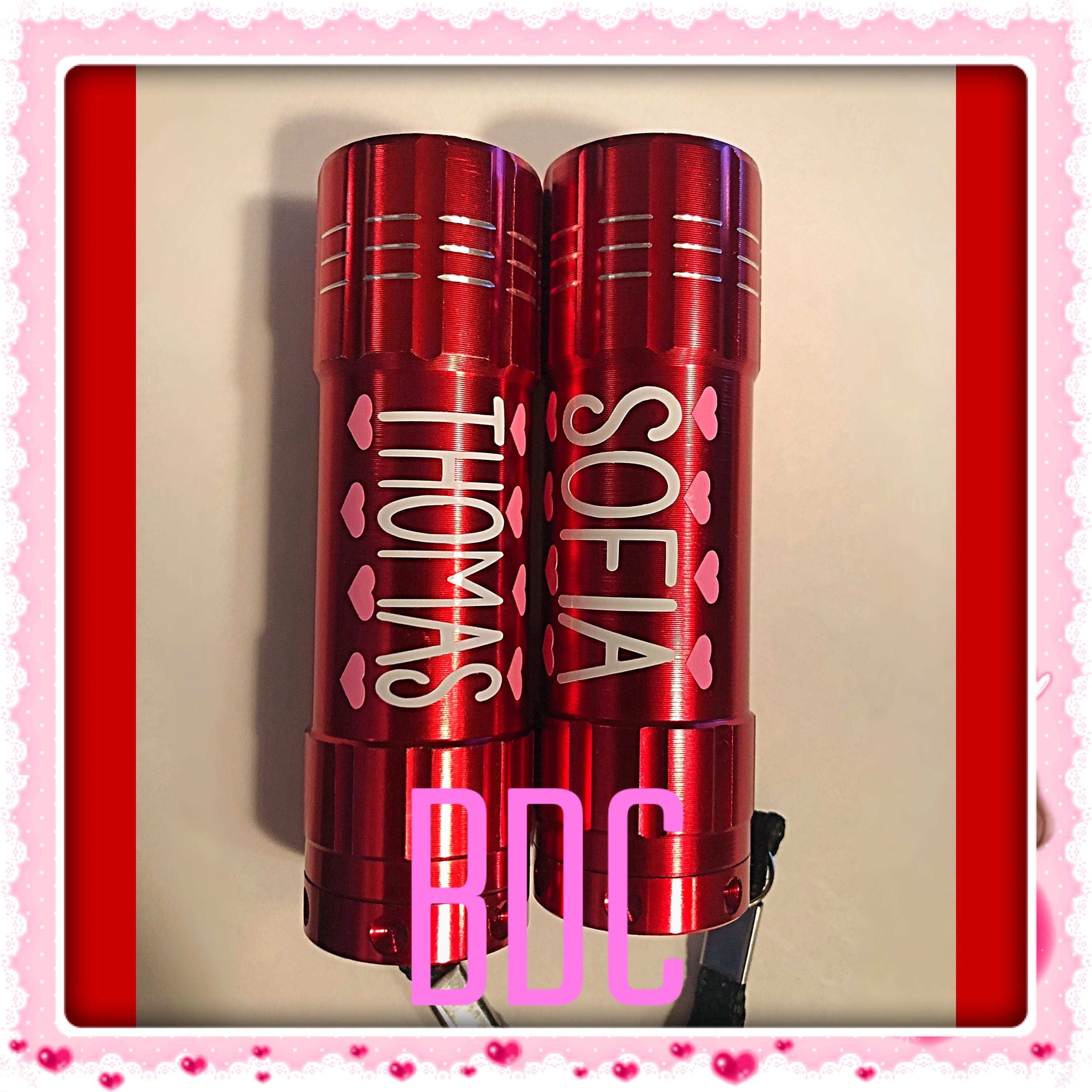 Kids Personalized Mini Flashlight: Valentine's Gift, Aluminum LED - Etsy