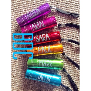 Kids Personalized Flashlight, Personalized Mini Flashlight, Flashlight with Name, Kids Stocking Stuffer, Gifts for Kids, Mini Flashlight