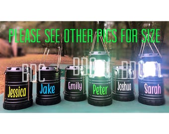 Kids Personalized Lanterns - Personalized Kids Lantern - Lantern with Name - Gifts for Kids - Small Lantern - Small Camping Lantern