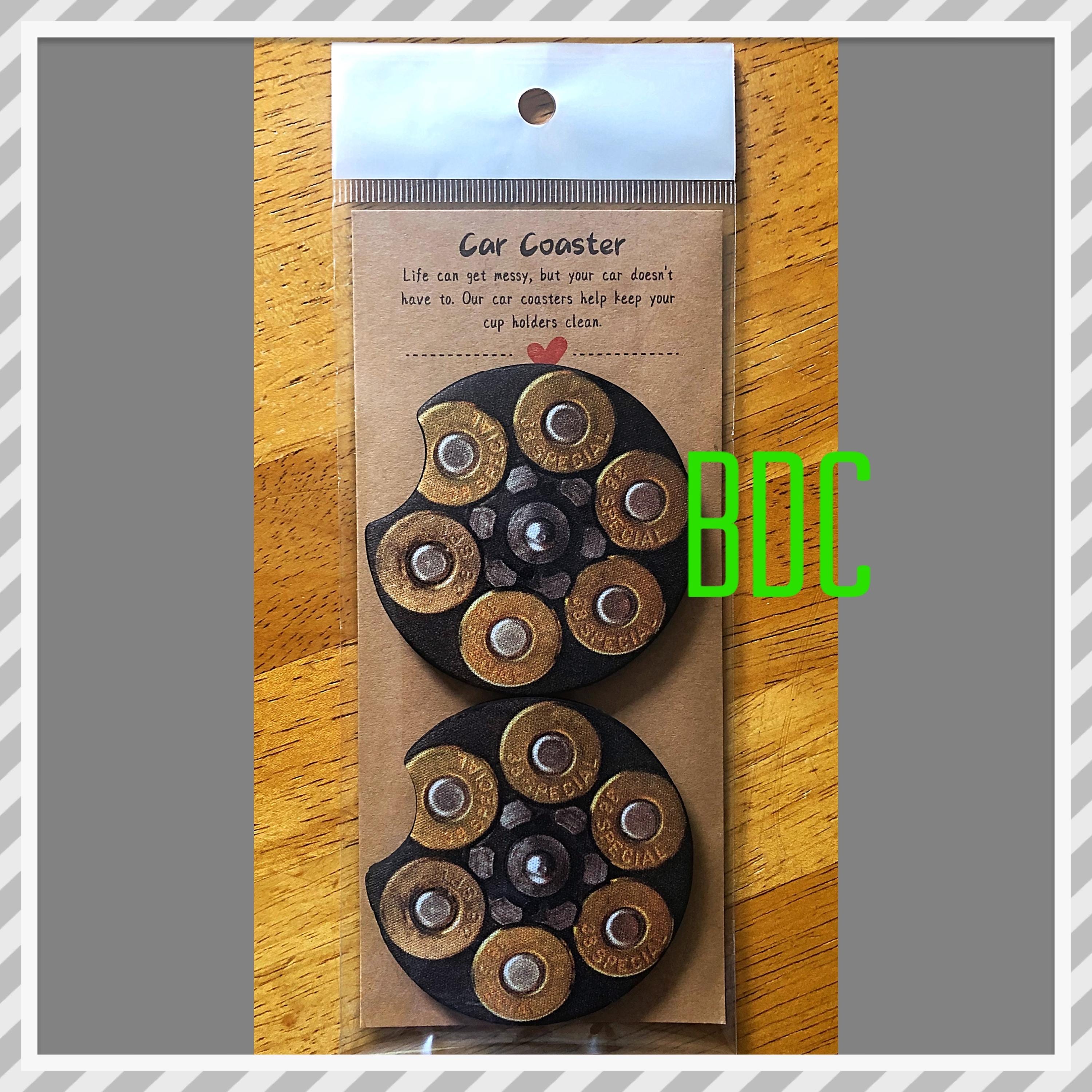 Ammo Car Coasters: 2nd Amendment Neoprene Coasters - Set of 2 ...