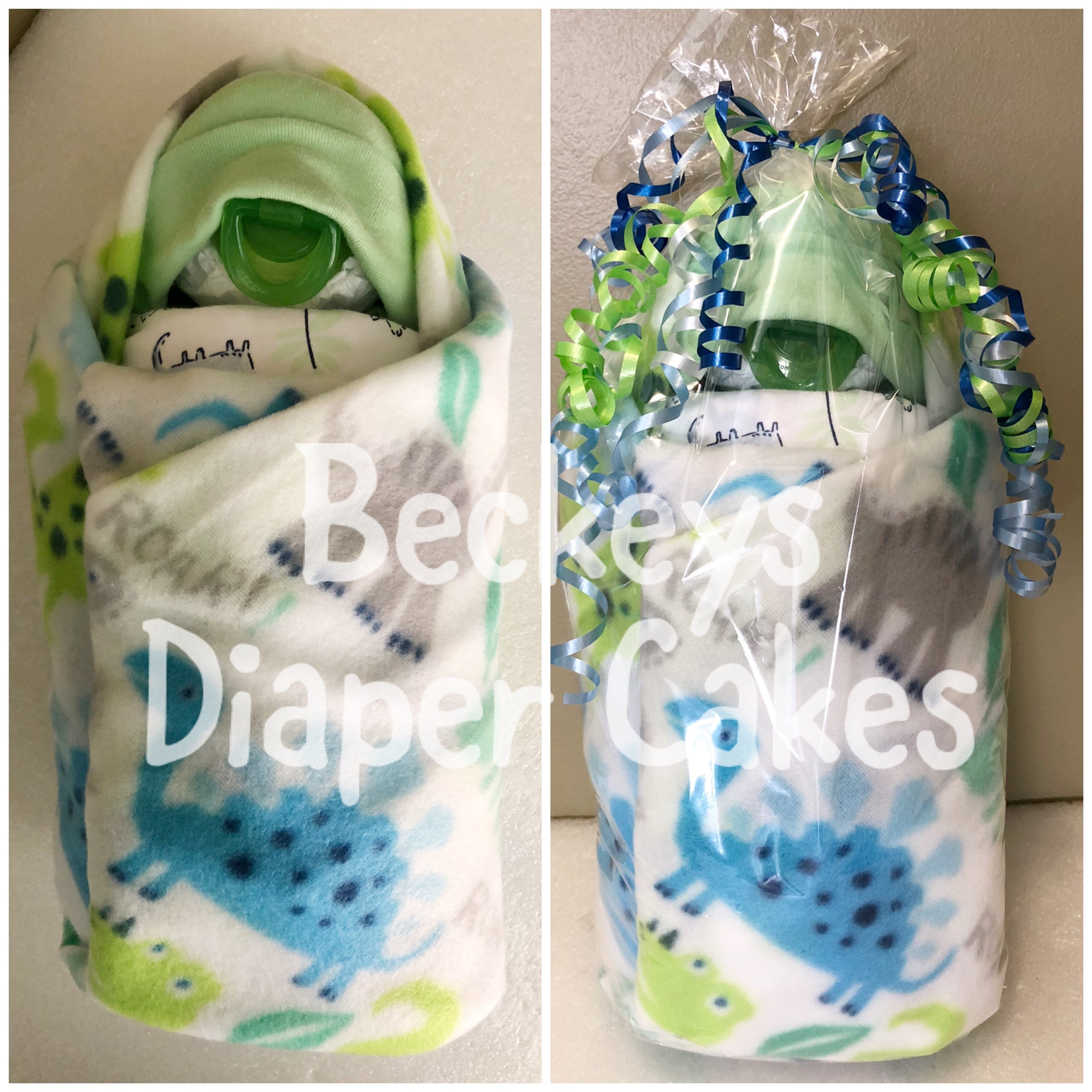 Diaper Swaddle Baby Diaper Cake Boy Diaper Cake Girl Etsy