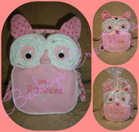 Hibou Couche Gateau De Couche Gateau De Couche De Garcon Etsy