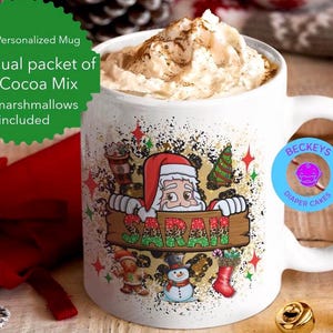 Personalized Christmas Mug - Hot Chocolate Mug - Custom Christmas Mug - Christmas Mug Gift - Coffee Mug - Customized Kids Christmas Mugs