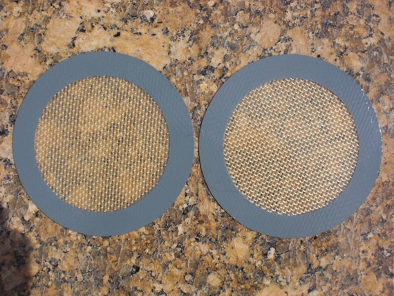 2 X 4 Non Stick Silicone Round Mat Coaster Vacuum Etsy