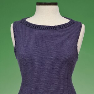 PDF Knitting Pattern Top-Down Shell #169