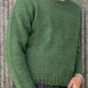 PDF Knitting Pattern Glasgow Top-Down Pullover #105