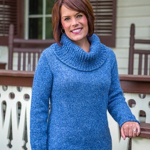 PDF Knitting Pattern Killington Top-Down Pullover #114