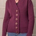 PDF Knitting Pattern Cambridge Top-Down Cardigan #104