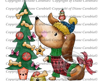 Sausage Tree, Black and White, dachshund, printable, Dashund, sausage dog, download