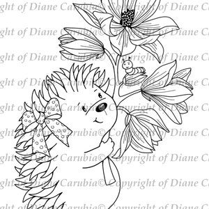 tournesols pour Hedgy, noir et blanc, tampon numérique, sublimation, fabrication de cartes, mignon