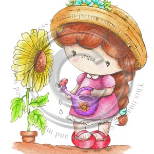 Grown with Love, black and white, digital stamp, download, cardmaking