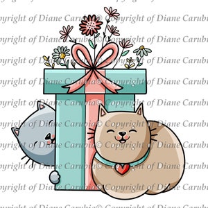 Pussycat apresenta carimbos coloridos, digitais, digi, imprimíveis, para fazer cartões, sublimação