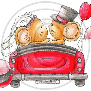 Enhorabuena Ratones, Sello Digital, descargar boda