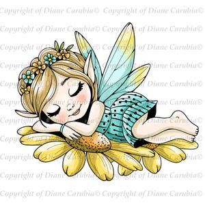 Dreamland Pixie, black and white, cute pixie fairy, digital stamp, cardmaking image, printable