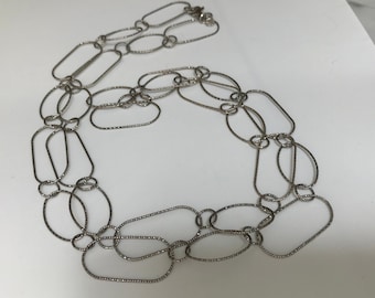 Boho Sterling Silver Necklace