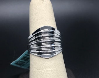 Sleek Sterling Silver Ring 7