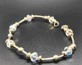 Cool Sterling Silver Crystal Bracelet