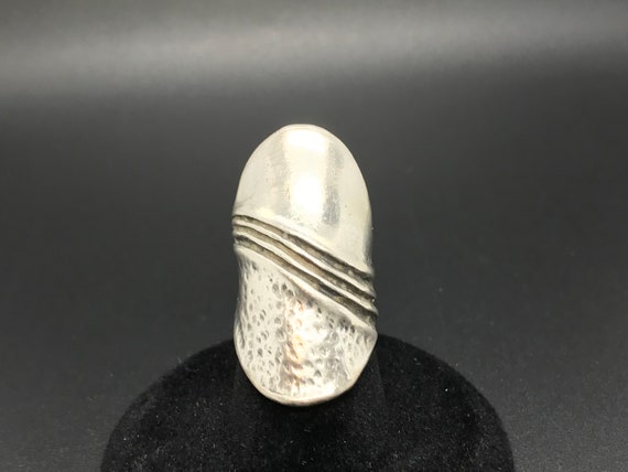 Cool Sterling Silver Ring RZ - image 1