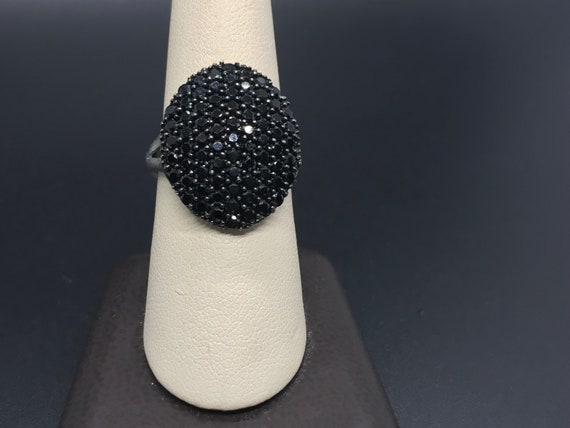 Chic Sterling Silver Marcasite Ring 8 - image 2