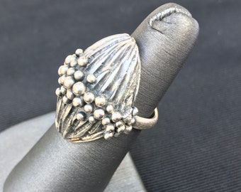 Unique Sterling Silver Ring 6