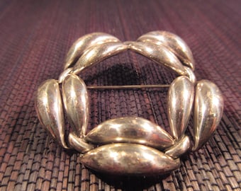 Modernist Sterling Silver Danecraft Brooch