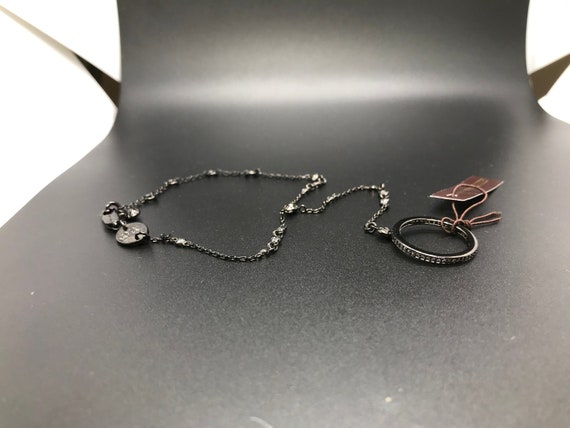 Henri Bendel Luxe Chain Bracelet Ring Hematite New - image 1