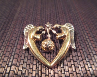 Gorham Sterling Silver Angel Pendant