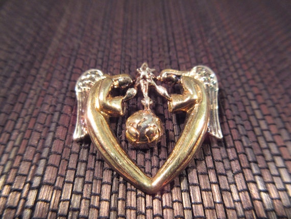 Gorham Sterling Silver Angel Pendant